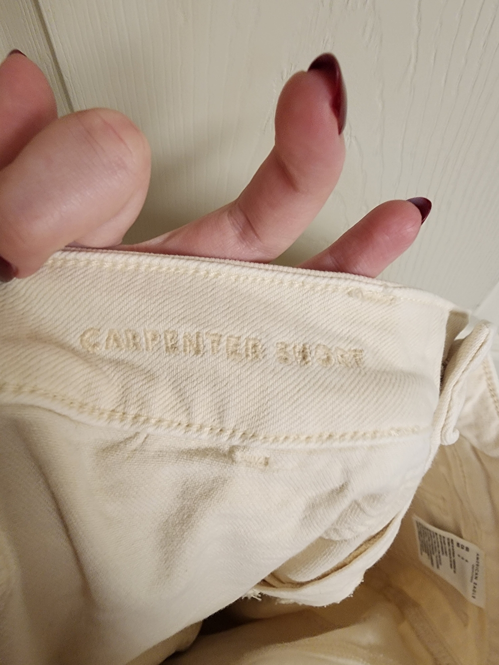 American Eagle Outfitters Cream Utility Shorts - Picture 4 of 4